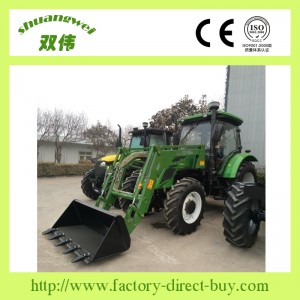 Multifunctional agricultural tractor mounted front end loader