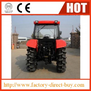 Agricultural tractor capable of growing rice