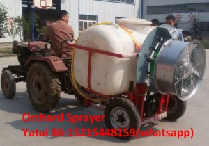 wheel type orchard sprayer 2000L capacity