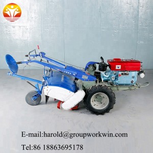 Mini 15hp hand held walking tractor