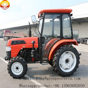 Wheel Tractor Type and CE Certificate Chinese 35hp 4wd small farm tractor with front end loader