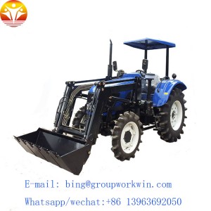 Best price 4wd cheap 50hp farm tractor with front loader