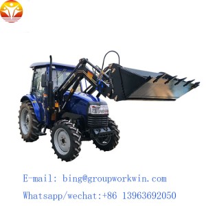 Best price 4wd cheap 50hp farm tractor with front loader