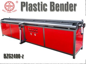 Plastic bending machine