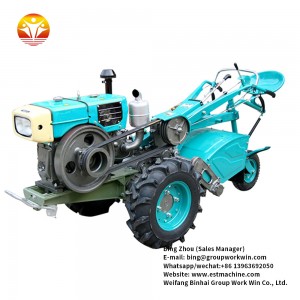 Small hand tractor cultivator