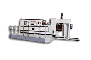 MWZ 1300WHA Semi-auto flatbed die cutter with EZ feeder