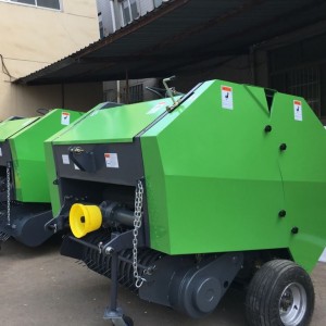 2018 hot selling Agriculture tractor walking Mini round hay baler for sale