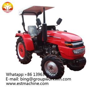 foton lovol 554 50hp 4WD wheel-style farm tractor for hot sale