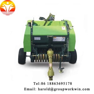 Manufacturer CE hydraulic small round hay baler with factory price