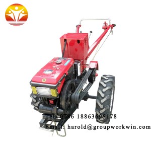 Hand Held Mini Hay Baler Walking Tractor Price with Trailer