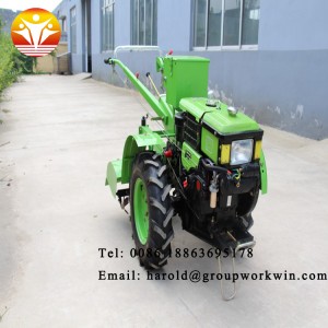 Hand Held Mini Hay Baler Walking Tractor Price with Trailer