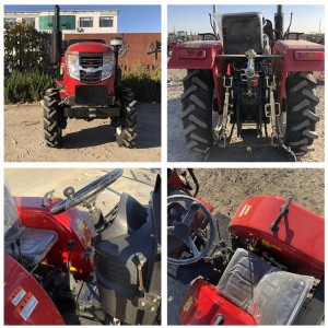 Wheeled agricultural tractor