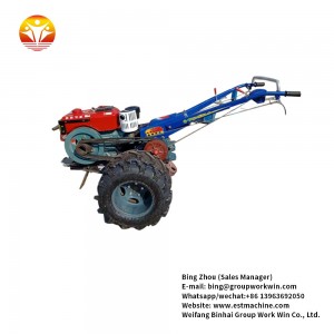 agriculture walking hand tractor in china electric start