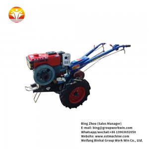 agriculture walking hand tractor in china electric start