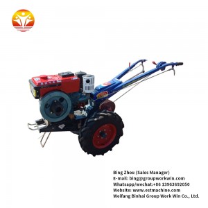 18hp agricultural equipment farm machinery hand walking tractor