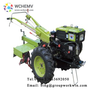 Modern two wheel rubber walking tractor price