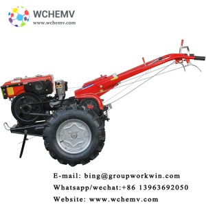 Modern two wheel rubber walking tractor price