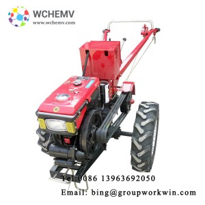 Modern two wheel rubber walking tractor price