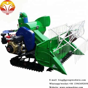 Direct Factory Price Mini 4lz-2.0d Rice Wheat Corn Combine Harvester