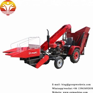 Tractor mounted small ear corn/maize combine harvester prices in pakistan market