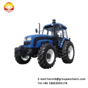 Tractor with diesel engine for agriculture