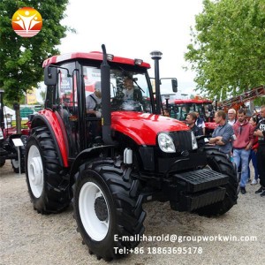 Agricultural four-wheel drive multi-cylinder tractor