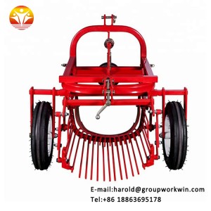 Agricultural tractor mini potato harvester