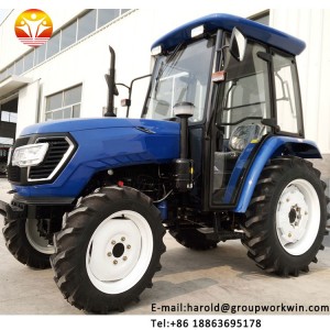 4WD 75hp farm tractor with YTO engine model 750