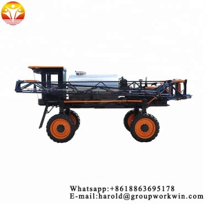 Agricultural Self Propelled Four-Wheel Drive Pesticide Spraying Power Agriculture Boom Sprayer Machinery