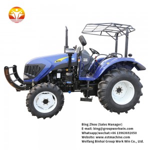 Enfly DQ704 70hp 4wd shuttle gear JpV dual stage clutch plush ac cabin disc brake 12 cylinder engine garden tractor