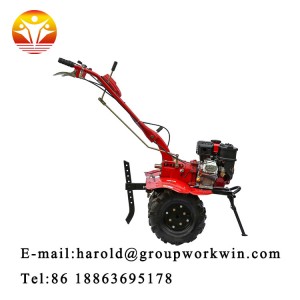 Customized both and weed removing garden machine in supply 207cc power tiller