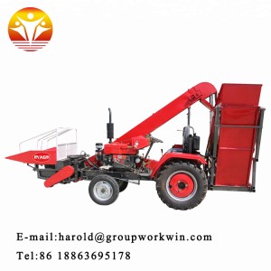 Tractor mounted small ear corn/maize combine harvester prices in pakistan market