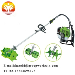 Halley Agricultural backpack mini power tiller hand rotary grass weeding machine