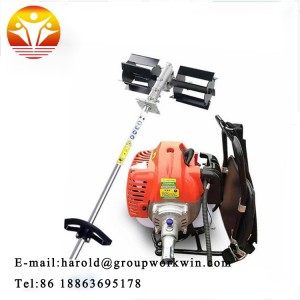 Halley Agricultural backpack mini power tiller hand rotary grass weeding machine