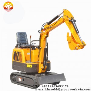 1000kg hydraulic mini excavator with competitive prices