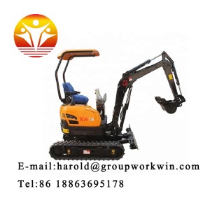 China made 3ton 4ton mini crawler excavator with CE