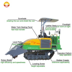 Crawler type rotary cultivator