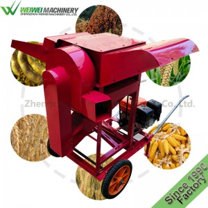 Weiwei manufacture multifunctionalwheat and rice sheller grain feed processing machine