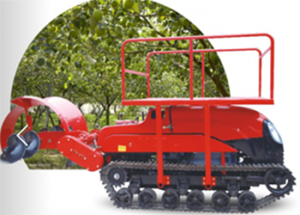 Remote control orchard crawler tractor