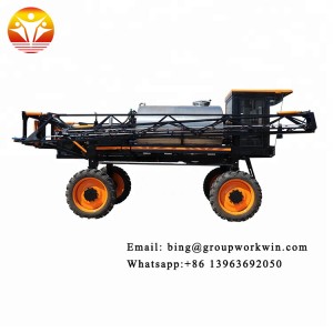 Agricultural Self Propelled Four-Wheel Drive Pesticide Spraying Power Agriculture Boom Sprayer Machinery