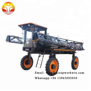 Agricultural Self Propelled Four-Wheel Drive Pesticide Spraying Power Agriculture Boom Sprayer Machinery