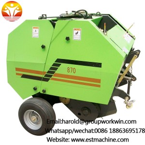 Europe Market CE Approved 850 870 Model Tractor Driven Mini Straw Baler/ Small Baler For Sale