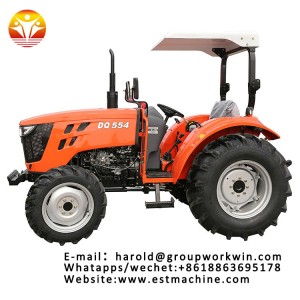 Enfly DQ554 55hp multifunction wheel style xinchai single cylinder engine mini farm tractor