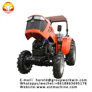 Enfly DQ554 55hp multifunction wheel style xinchai single cylinder engine mini farm tractor