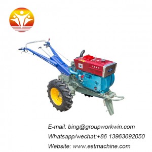 Small hand tractor cultivator