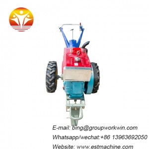 Small hand tractor cultivator