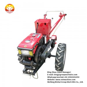 Small hand tractor cultivator