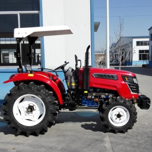 40hp farm tractor with paddy field tire and sun-shade