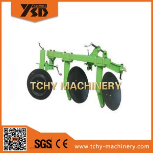 Agricultural machine disc plough for walking tractor