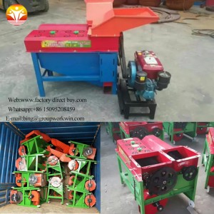 China offer corn shelling machine/Diesel small farm Corn tearing skin thresher